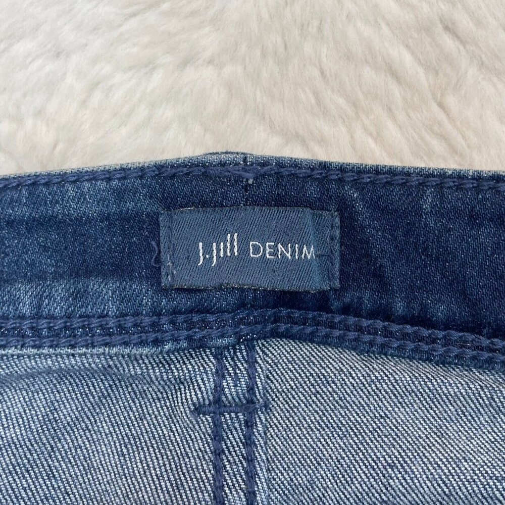 J. Jill Jeans 4T Kick-Flare Ankle Mecium Wash Stretch 4 Tall Mid-Rise Women's - Picture 10 of 12